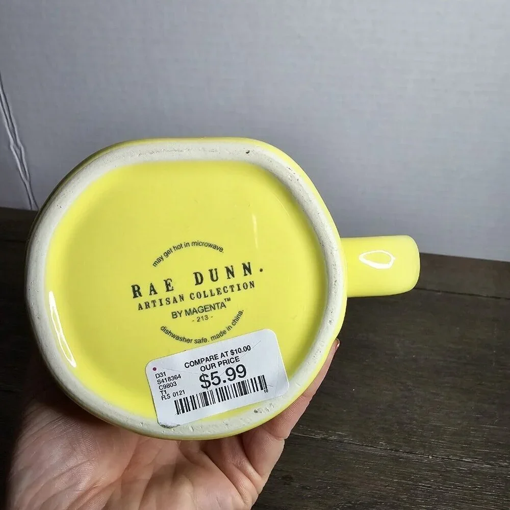 NWT Rae Dunn Artisan Peep Peep Yellow Easter Mug 2021 Farmhouse